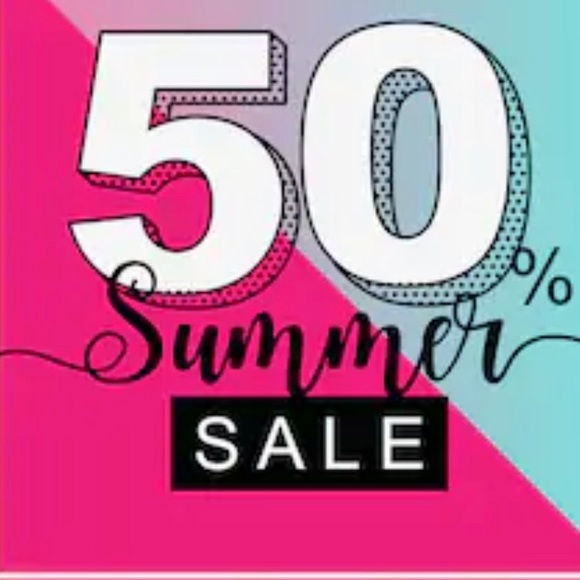 BLACK FRI 50% OFF ON SUMMER ITEMS! ENDS MONDAY